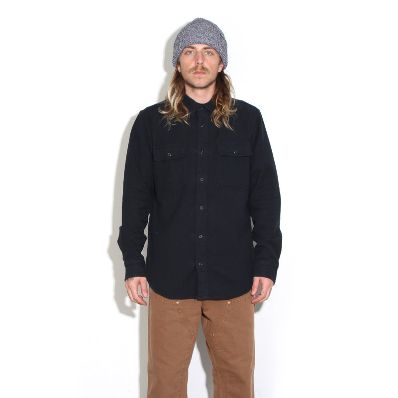 Filson | Vintage Flannel Work Shirt Dark Navy Salut