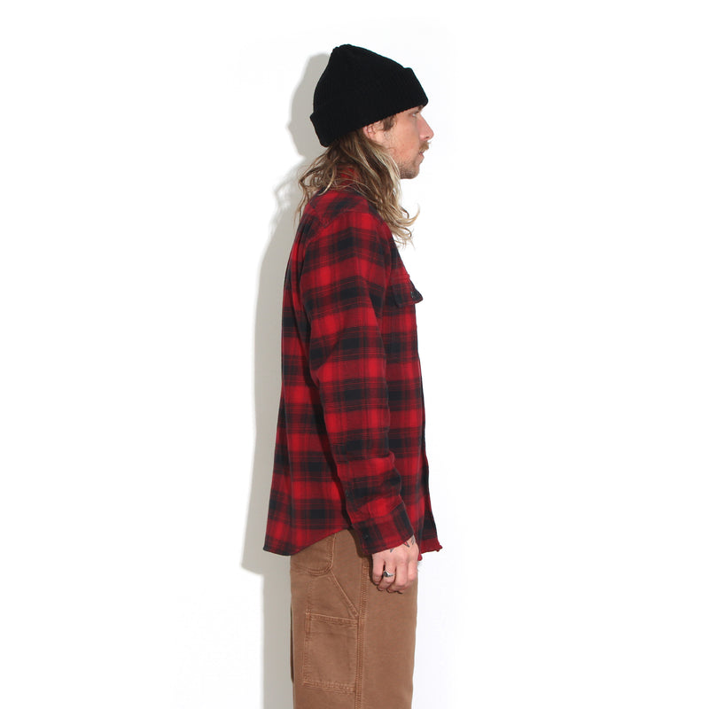 Filson | Vintage Flannel Work Shirt Red Oak Umbre