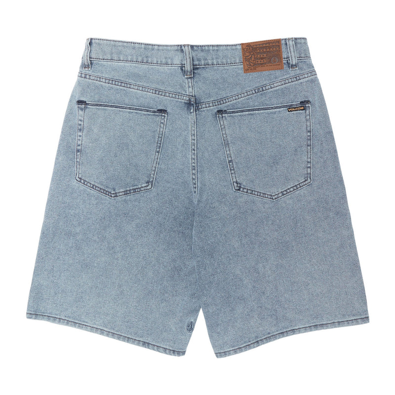 Volcom Billow Denim 22 Shorts - Dust Bowl Indigo