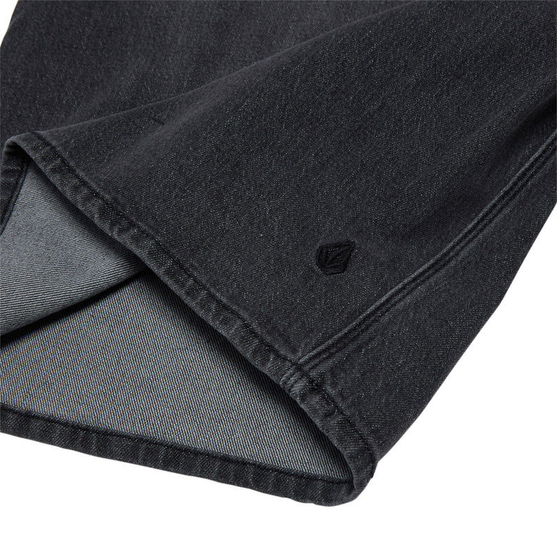 Volcom Chillow Denim 24 Shorts - Black Grey