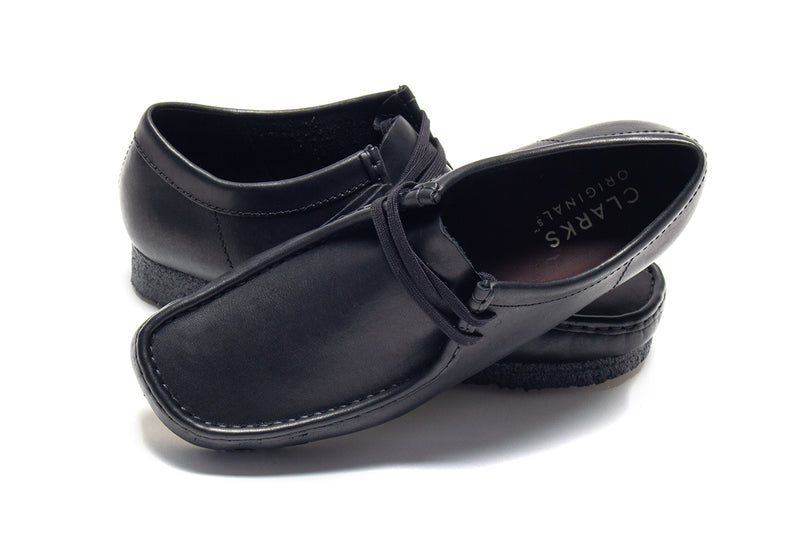 Clarks Originals Wallabee Style # : 26155514 Premium black leather