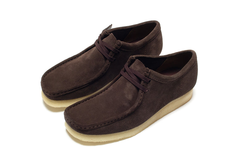 Clarks Originals Wallabee Style # : 26156606 Premium dark brown suede
