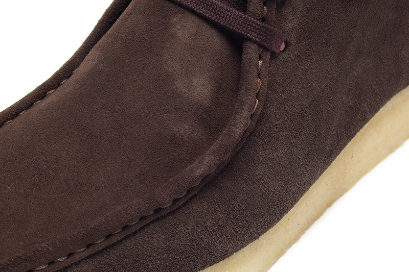 Clarks Originals Wallabee Style # : 26156606 Premium dark brown suede