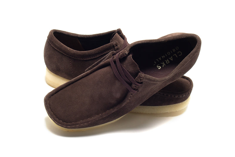 Clarks Originals Wallabee Style # : 26156606 Premium dark brown suede
