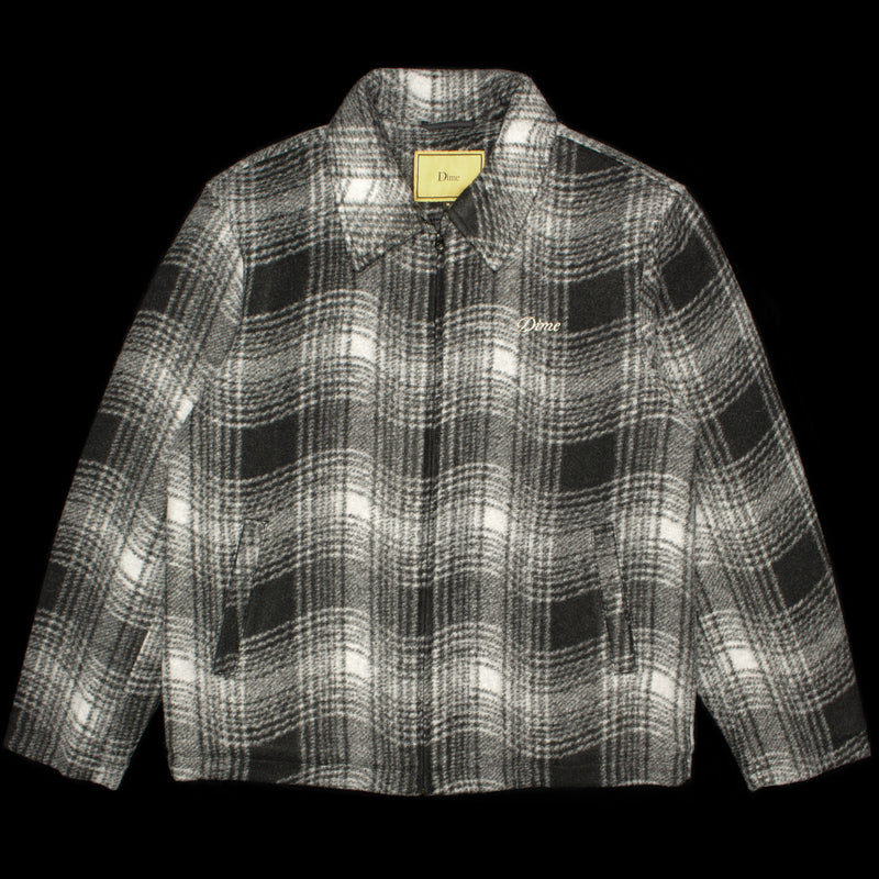 Dime | Wave Plaid Jacket Color : Charcoal