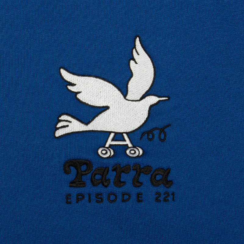 by Parra | Wheel Chested Bird Crewneck Sweatshirt 51320 Blue&nbsp;