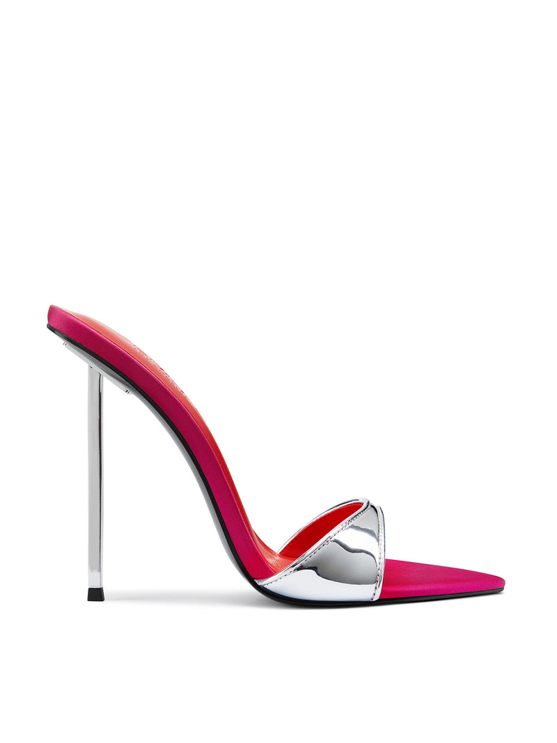 Whiskey Slipper - Platinum/Pink/Red