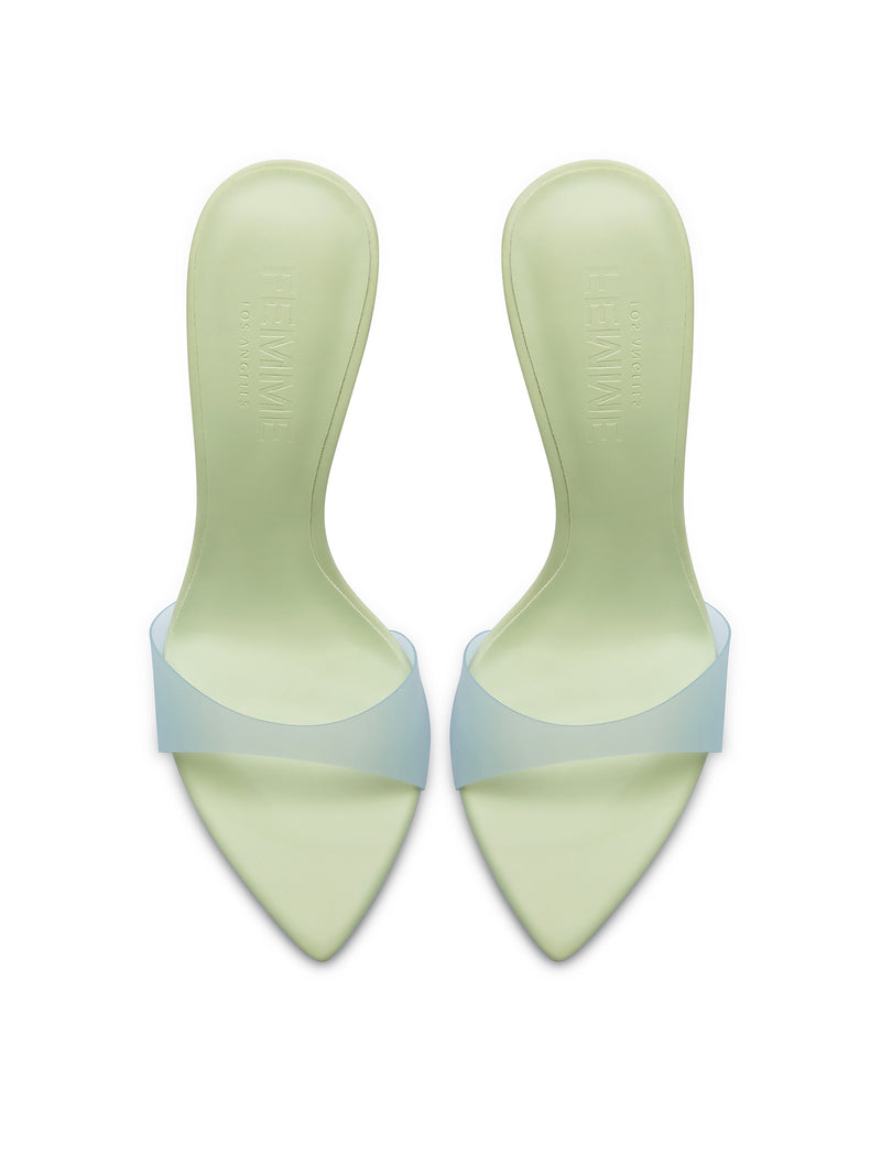 Whiskey Slipper - Sage/Blue Sorbet