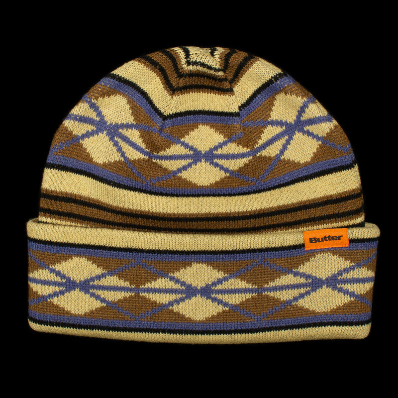 Butter Goods | Wilson Cuff Beanie Color : Brown