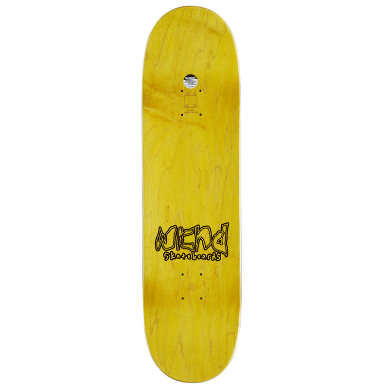 WKND Alive + Well Tanner Burzinski MC Skateboard Deck - Glitter Fleck - 8.58"