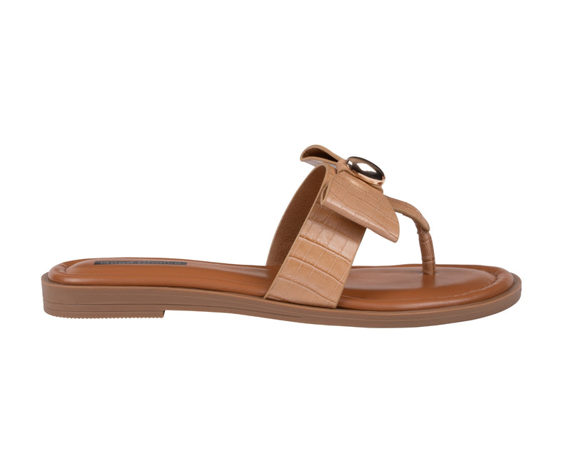 Women's Alba Biege  Flat Sandals