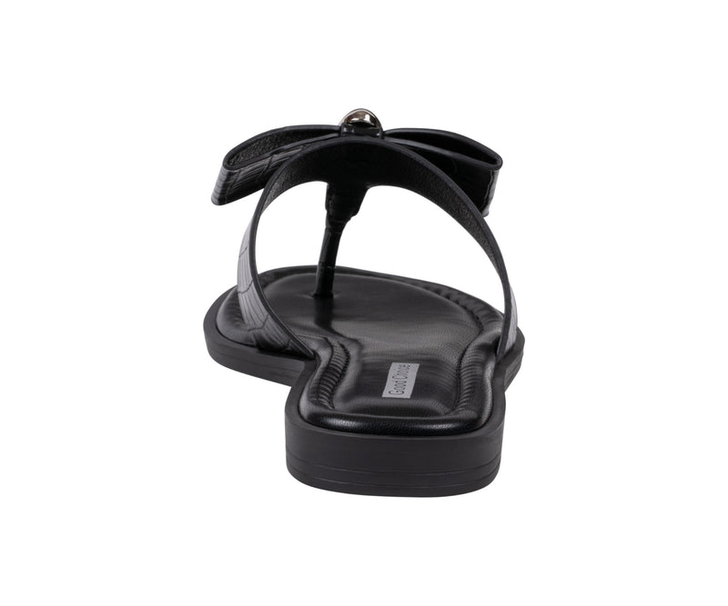 Women's Alba Black  Flat Sandals