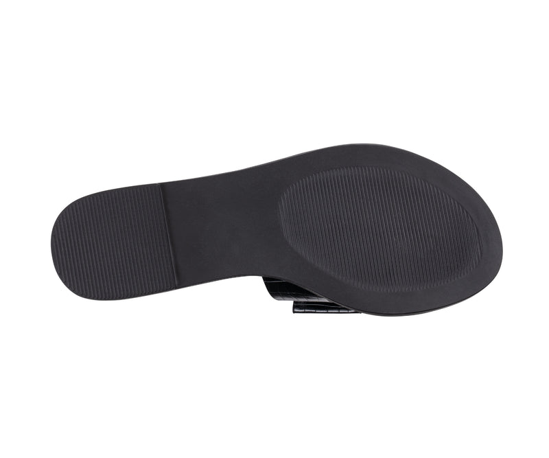 Women's Alba Black  Flat Sandals