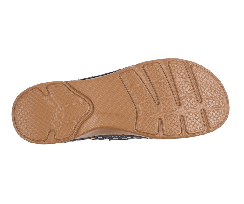 Women's Arla Black Hardware Thong Sandals