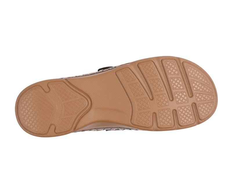 Women's Arla Leopard Hardware Thong Sandals