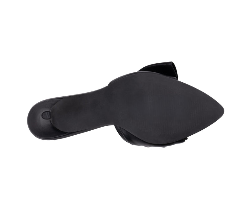 Women’s Carmen Black Bow Detail Dress Sandals