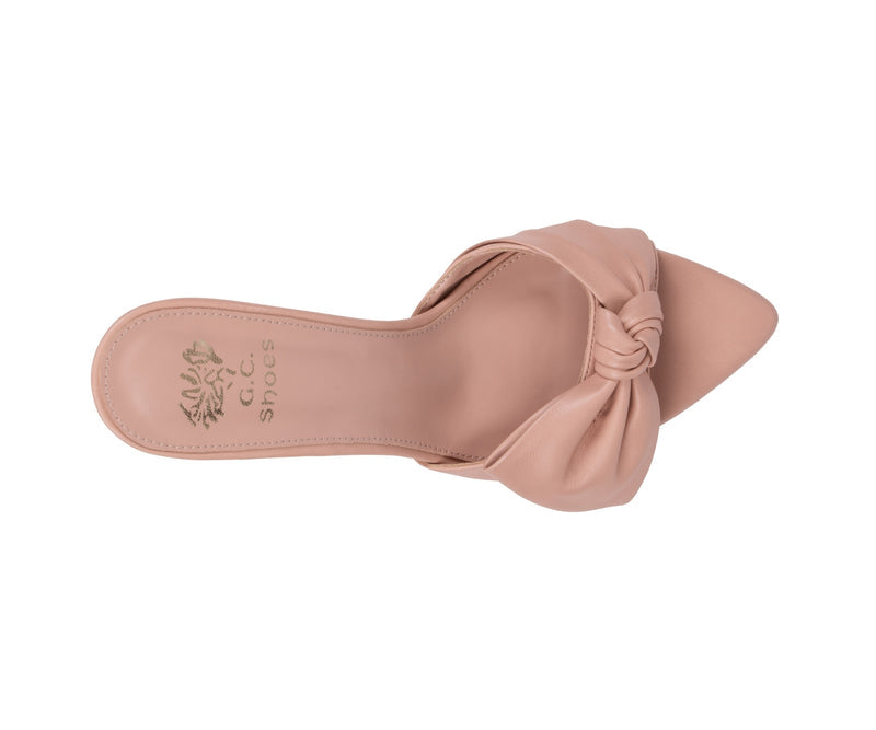 Women’s Carmen Nude Bow Detail Dress Sandals