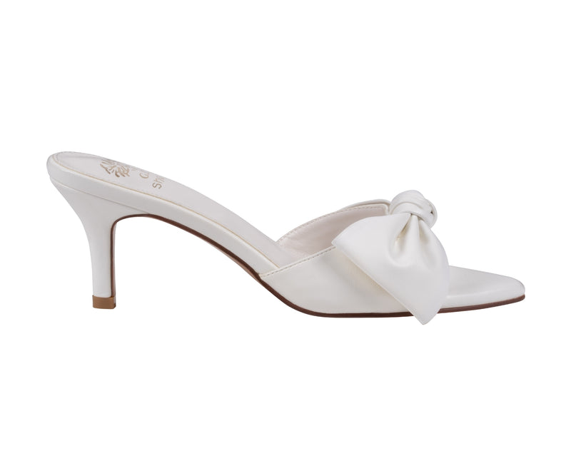Women’s Carmen White Bow Detail Dress Sandals
