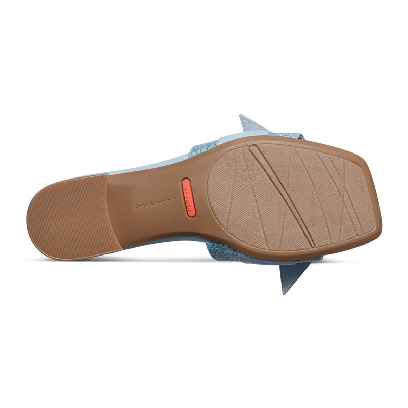 Women's Carsie Block Heel Square Toe Slip-on Sandals