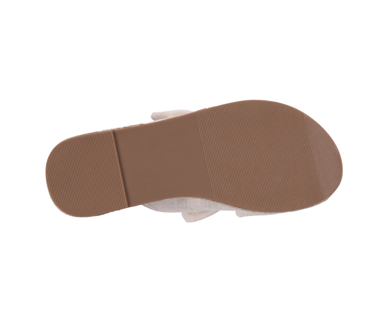 Women’s Cosmos Natural Double Bow Espadrille Wedge Sandals