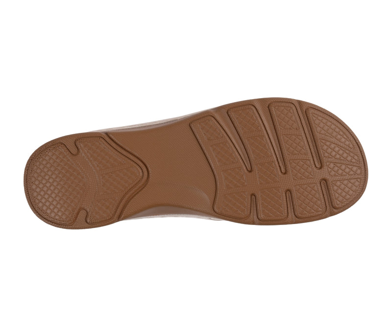 Women's Eanna Nude Crisscross Hardware Comfort Sandals