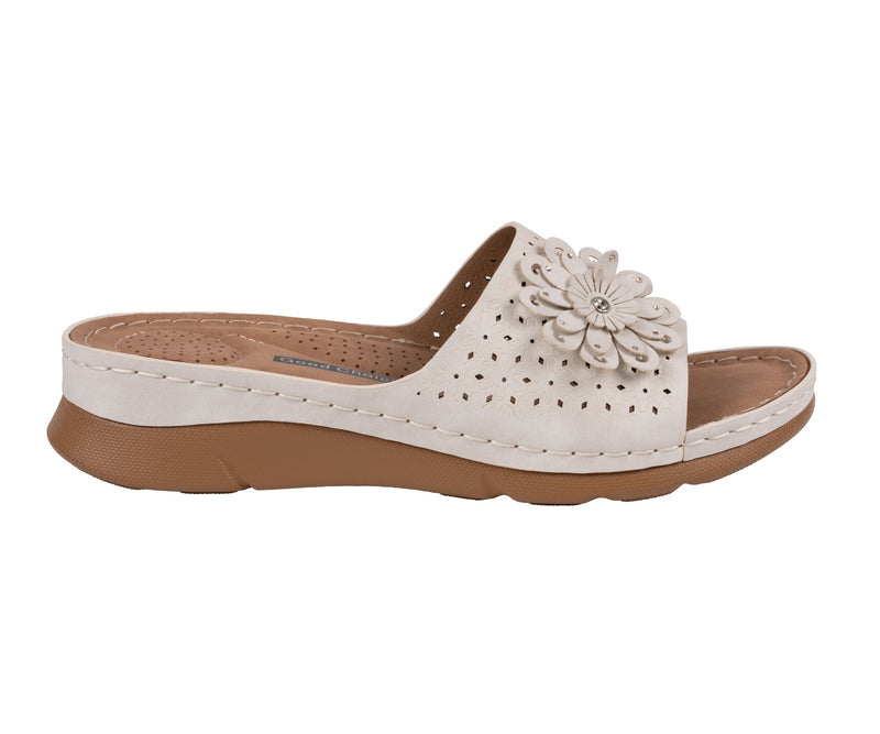 Women's Gabbie Ice Flower Rosette Comfort Sandals