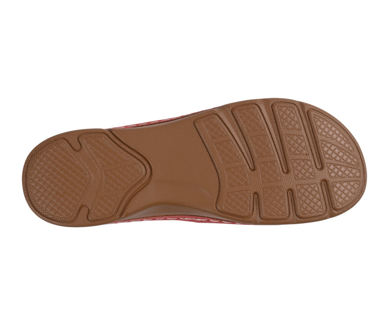 Women's Gabbie Red Flower Rosette Comfort Sandals