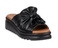 Women's Harlow Black Bow Wedge Sandals