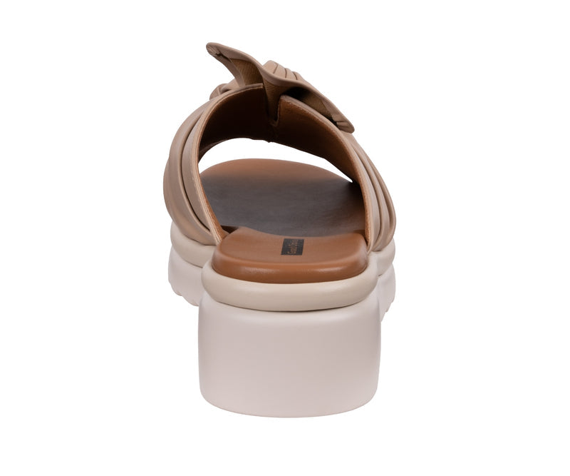 Women's Harlow Nude Bow Wedge Sandals