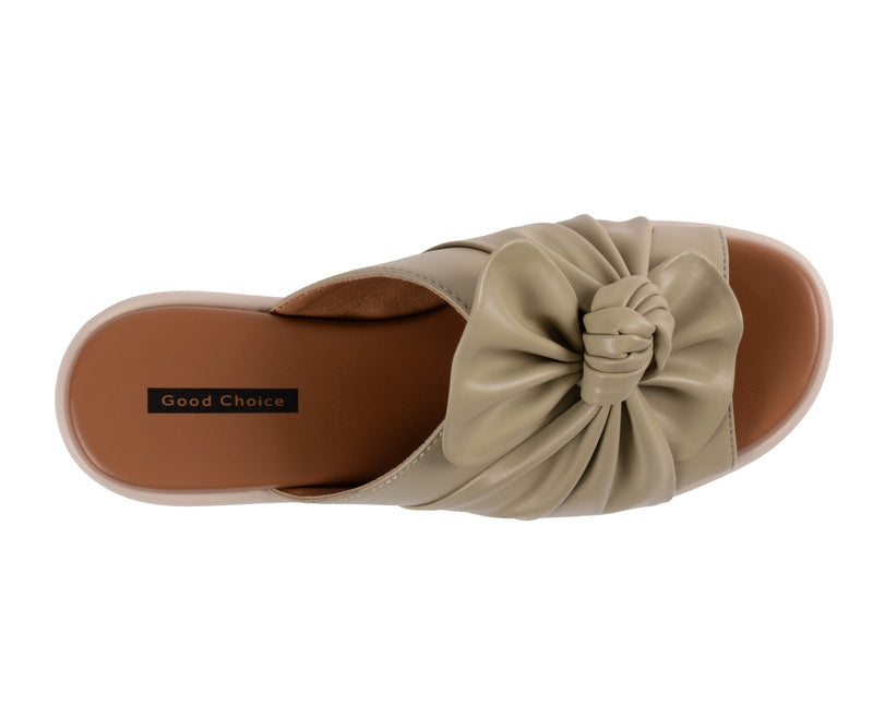 Women's Harlow Sage Bow Wedge Sandals