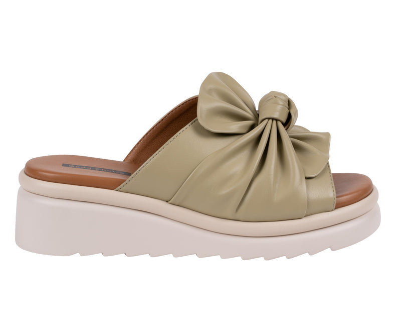 Women's Harlow Sage Bow Wedge Sandals