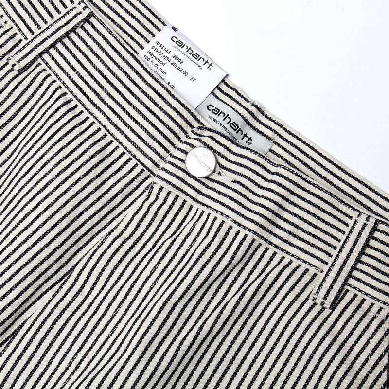 Carhartt WIP | Women's Haywood SK Pant Style # I033144-26I Color : Haywood Stripe / Wax / Black