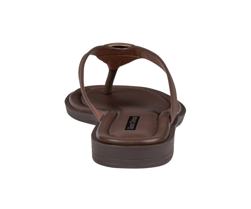 Women's Jaylis Brown  Flat Sandals