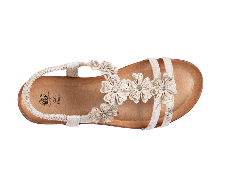 Women's Lily Natural  Flat Sandals