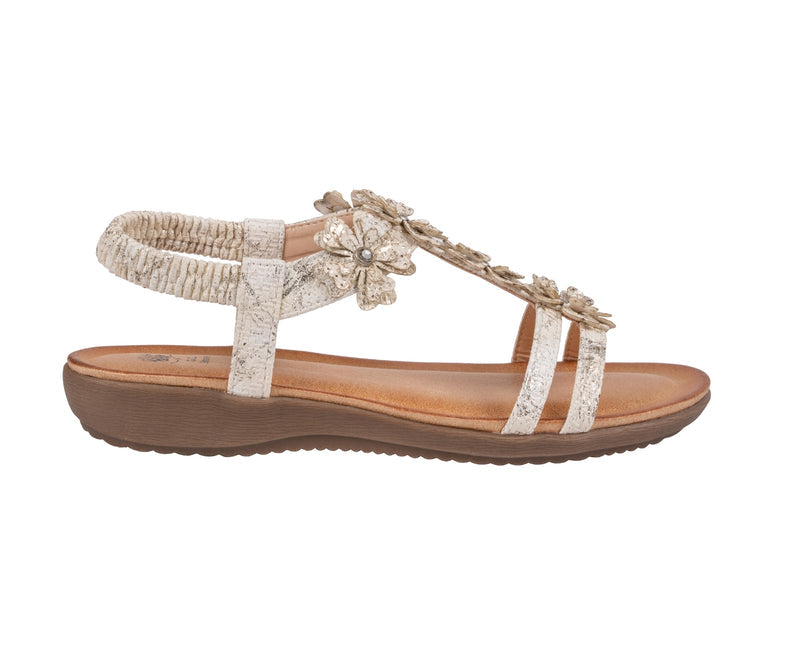 Women's Lily Natural  Flat Sandals