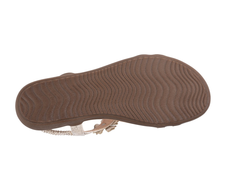Women's Lily Natural  Flat Sandals