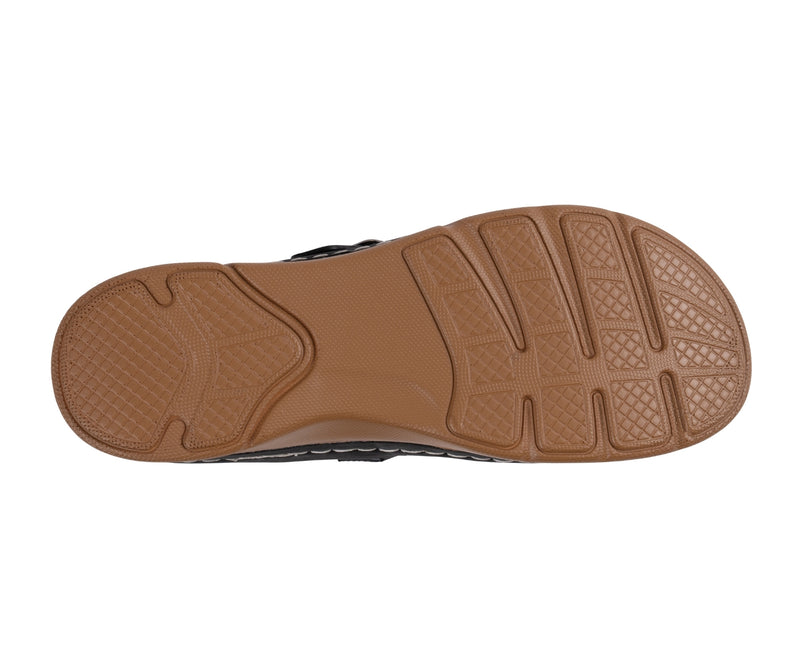 Women's Loni Black Embellished Comfort Sandals