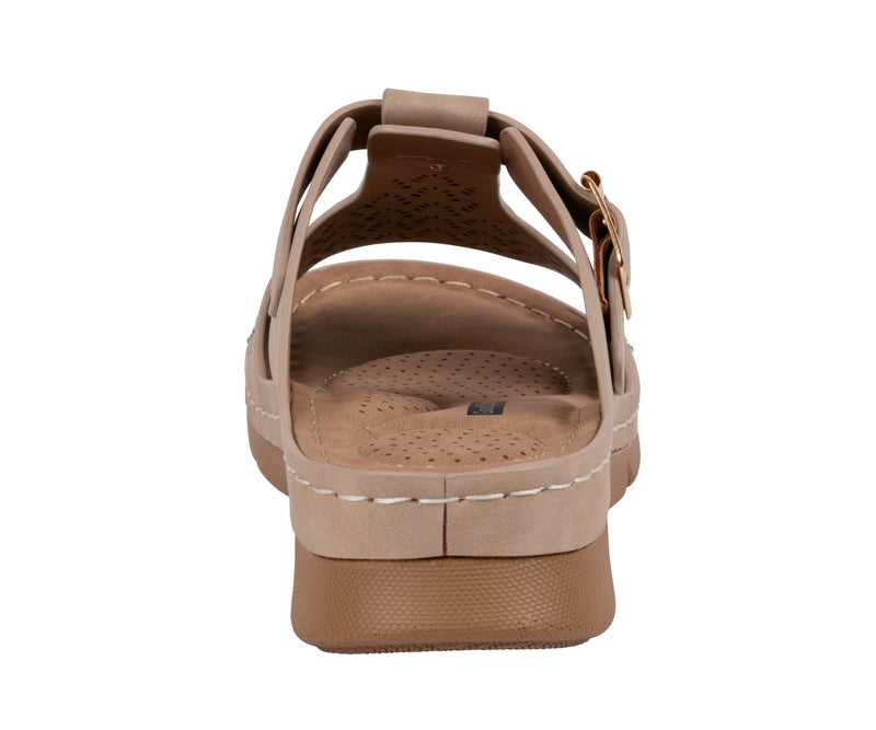 Women's Loni Nude Embellished Comfort Sandals