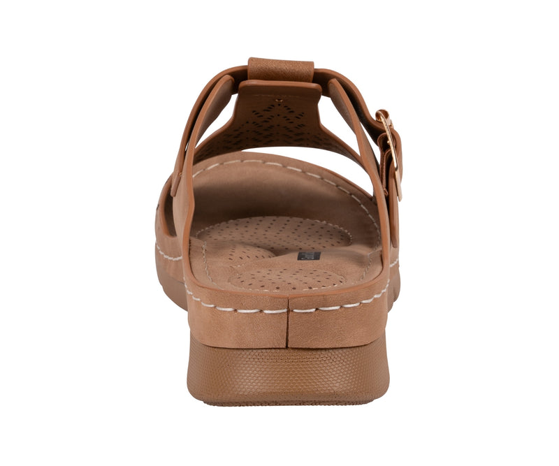 Women's Loni Tan Embellished Comfort Sandals