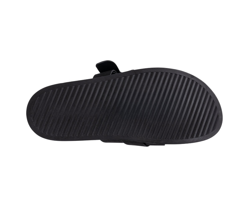 Women’s Lovely Black Multi-Strap Footbed Sandals