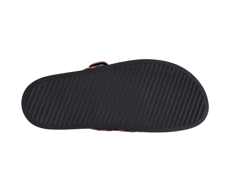 Women’s Lovely Leopard Multi-Strap Footbed Sandals