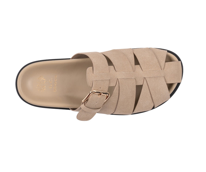 Women’s Lovely Sand Multi-Strap Footbed Sandals