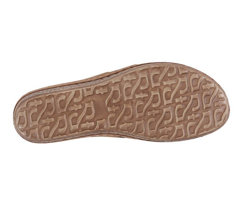 Women's Monte Tan Embellished Wedge Sandals