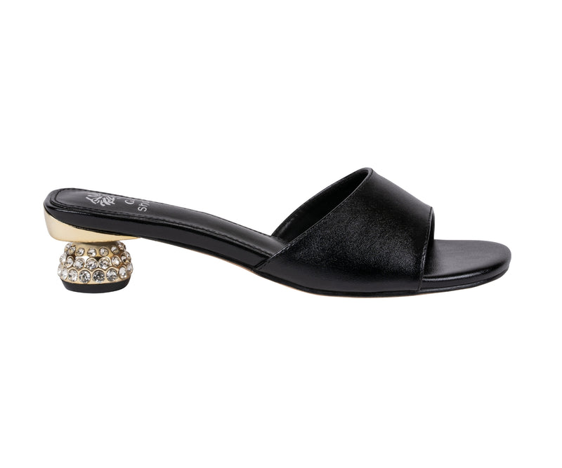 Women’s Noho Black Single Band Dress Sandals