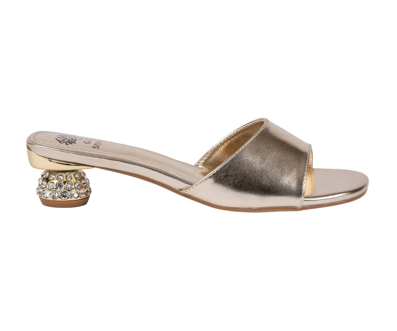 Women’s Noho Gold Single Band Dress Sandals