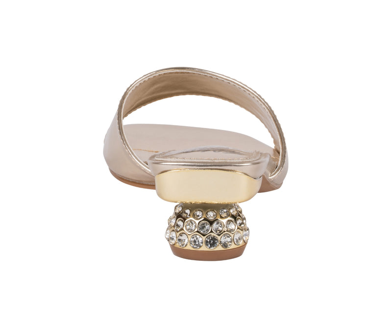 Women’s Noho Gold Single Band Dress Sandals