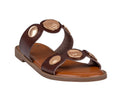 Women’s Nolah Brown Coin Flat Sandals