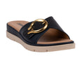 Women's Raine Navy Buckle Comfort Sandals