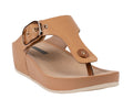 Women's Rhodes Tan Thong Wedge Sandals