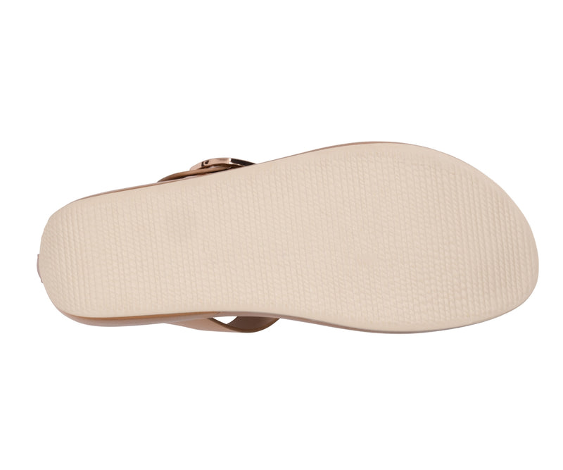 Women's Rhodes Tan Thong Wedge Sandals